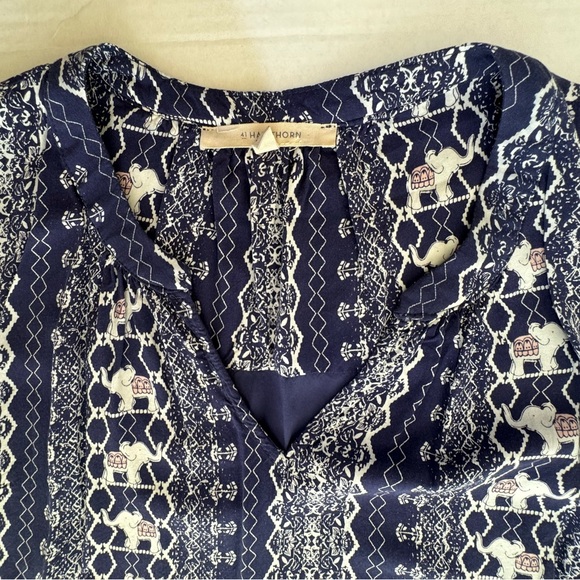 BOHO ELEPHANT SLEVELESS TOP. 41 HAWTHORN FLOWY PULLOVER TOP. Excellent condition - Picture 4 of 12